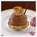 紅茶とチョコのバナナモンブラン