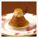 紅茶とチョコのバナナモンブラン